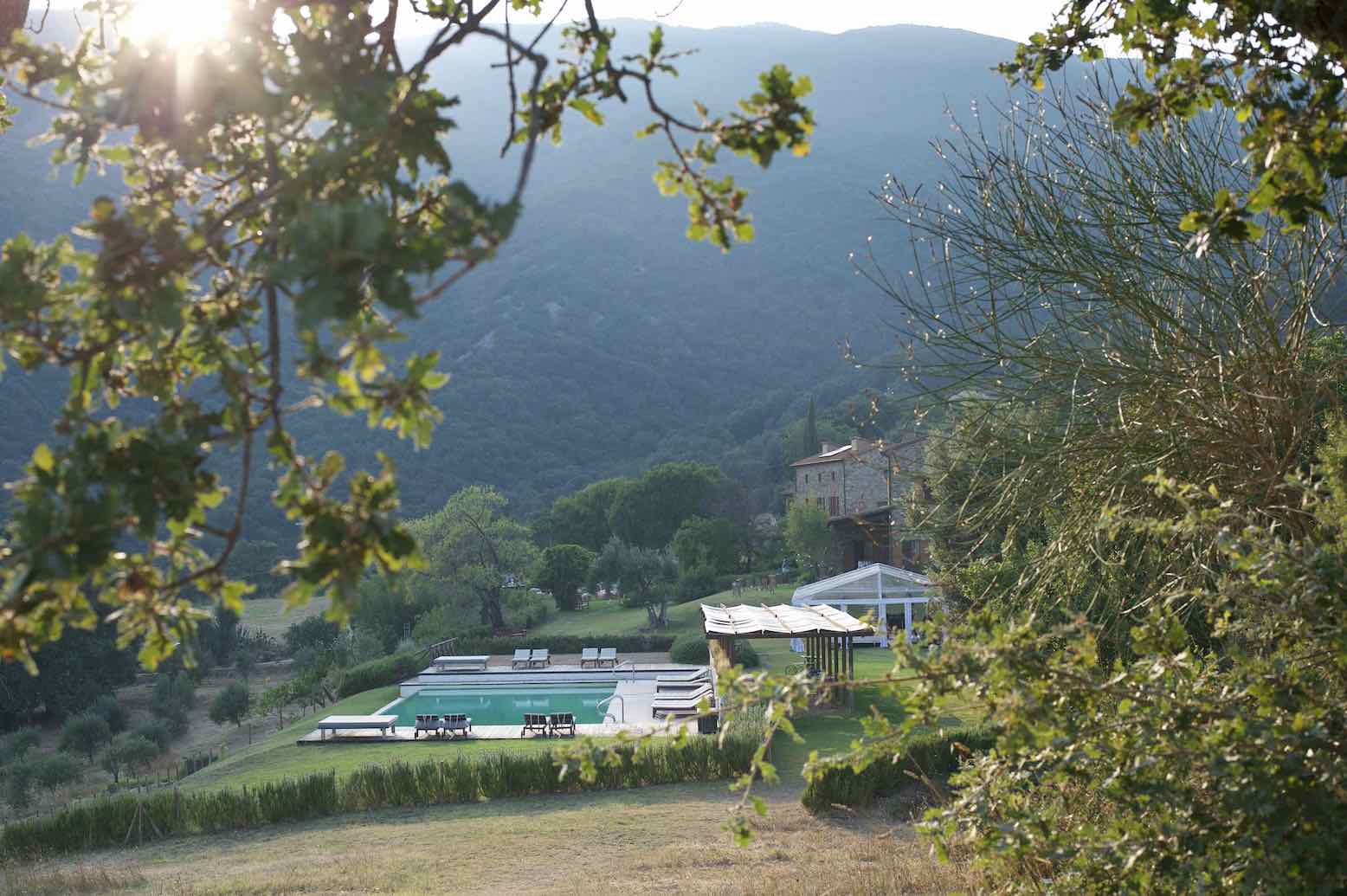 Vista Piscina - Boschi di Montecalvi